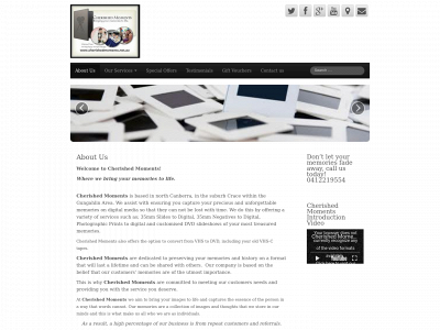 cherishedmoments.net.au snapshot
