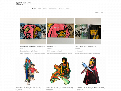 www.streetlynxshop.com snapshot