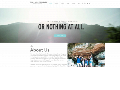 traillesstraveled.org snapshot