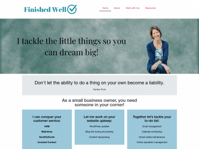 finishedwell.com snapshot