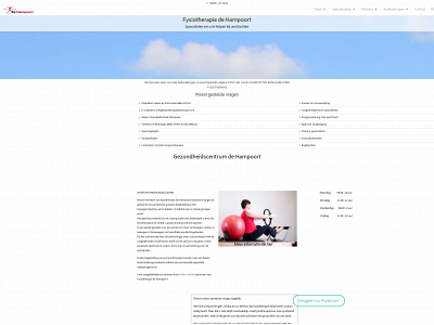 fysiotherapiedehampoort.nl snapshot