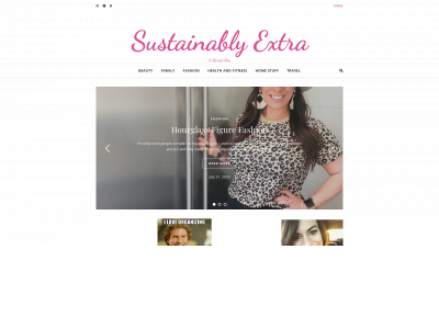 sustainablyextra.com snapshot