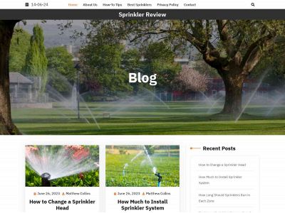 sprinklerreview.org snapshot