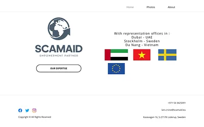 scamaid.eu snapshot