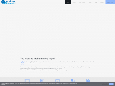 andrewpuccetti.com snapshot