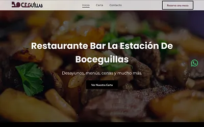 restaurantelaestaciondeboceguillas.es snapshot