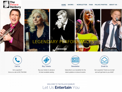 thepalacedanbury.com snapshot