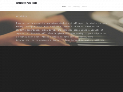 amypetersonpianostudio.weebly.com snapshot