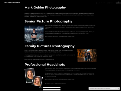 mark-oehler.com snapshot