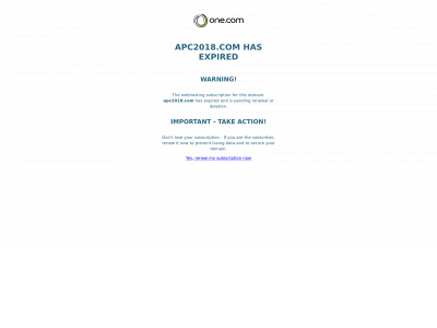 apc2018.com snapshot