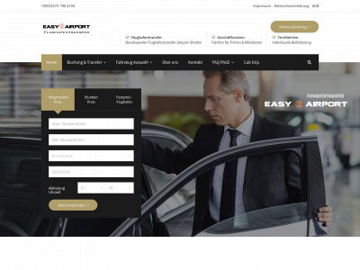 flughafentransfer-easy2airport.de snapshot