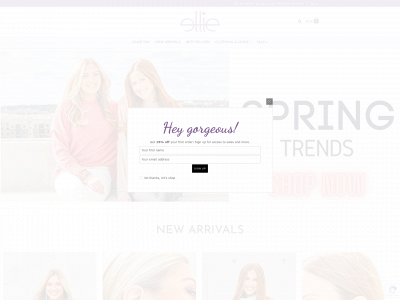 ellieclothing.com snapshot