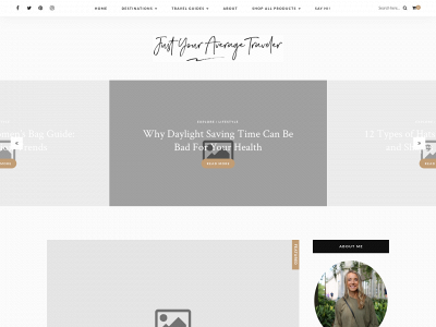 justyouraveragetraveler.com snapshot