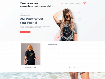 coolcustomshirt.com snapshot