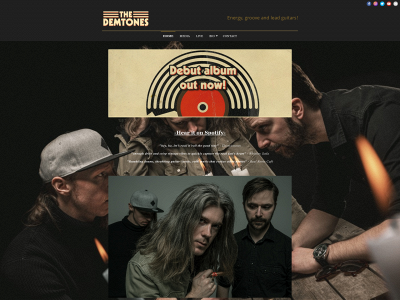 thedemtones.com snapshot