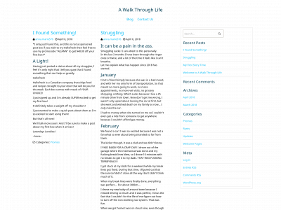 awalkthrulife.com snapshot