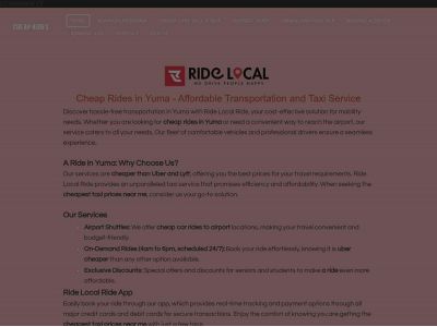 www.ridelocalride.com snapshot
