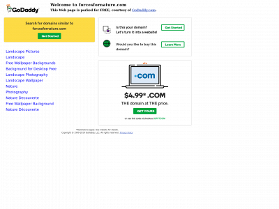 forcesfornature.com snapshot