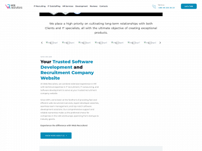 web-recruiters.com snapshot