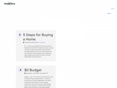 slayingthirty.com snapshot
