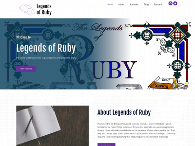 legendsofruby.com snapshot