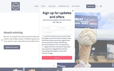 greatgelato.com snapshot