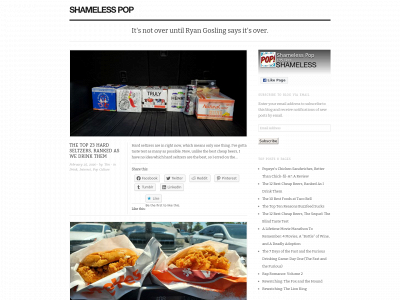 shamelesspop.com snapshot