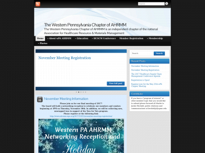ahrmm-wpa.org snapshot