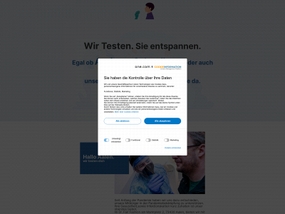 testzentrumaalen.de snapshot