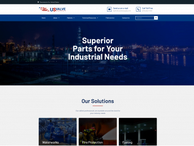 usvalvesupply.com snapshot