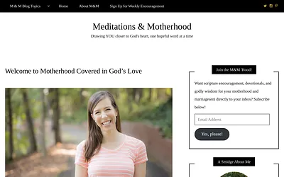 meditationsandmotherhood.com snapshot