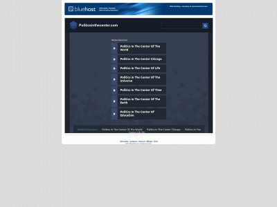 politicsinthecenter.com snapshot