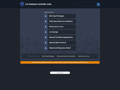 le-tampon-anesth.com snapshot