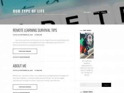 ourtypeoflife.com snapshot