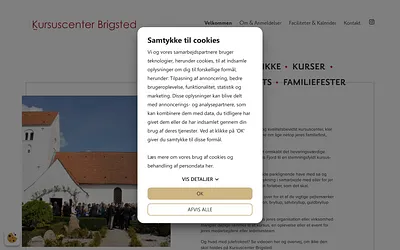 kursuscenterbrigsted.dk snapshot