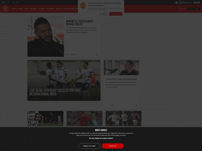manchesterunited.com snapshot