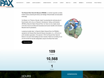 paxmuseum.com snapshot