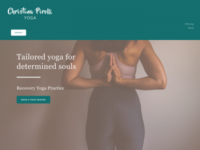 christinapirolliyoga.com snapshot