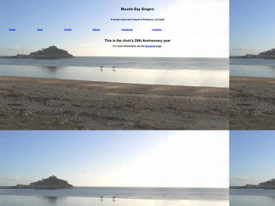 mountsbaysingers.co.uk snapshot