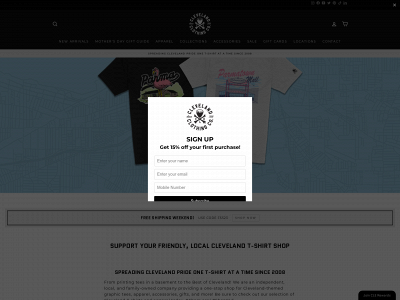 www.cleclothingco.com snapshot