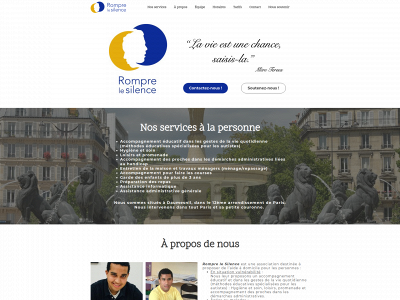 romprelesilence.fr snapshot