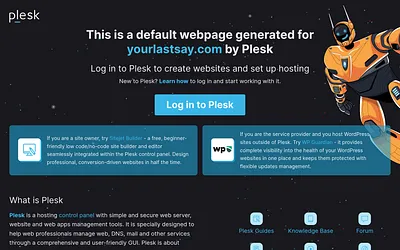 yourlastsay.com snapshot