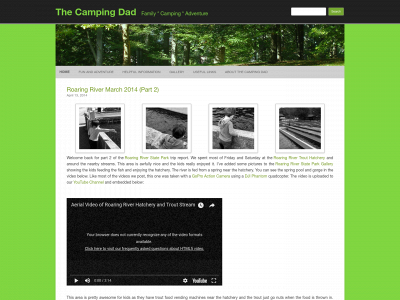 thecampingdad.com snapshot