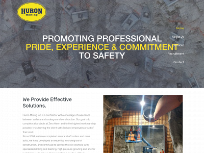 huronmining.com snapshot