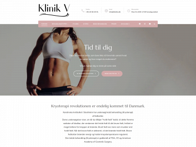 klinikv.dk snapshot