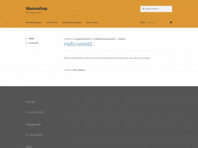 wannashop.be snapshot