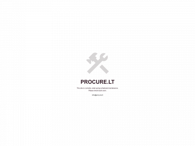 procure.lt snapshot
