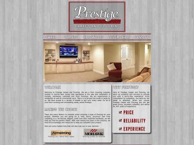 prestigecarpetflooring.com snapshot