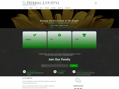 herballyfstyl.com snapshot