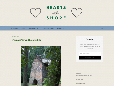 heartsoftheshore.org snapshot